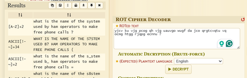 ROT Cipher